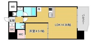 プレジオ九条の物件間取画像